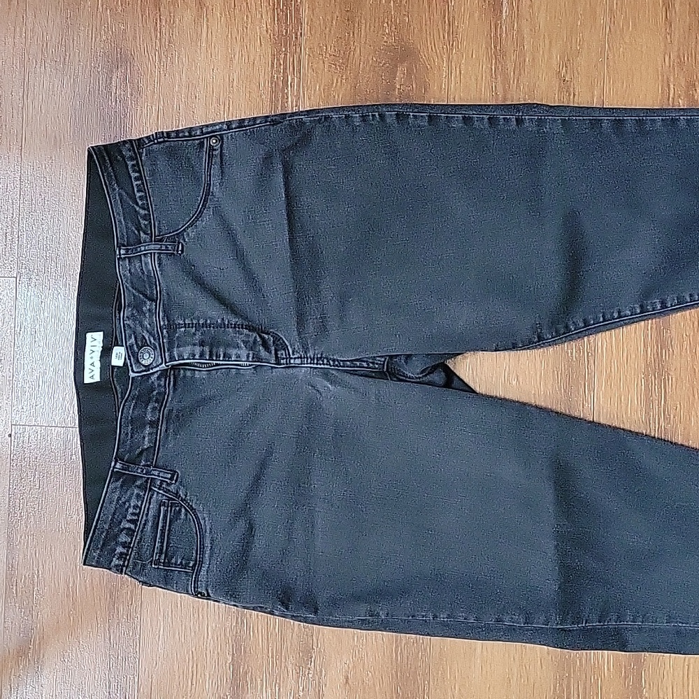 |Ava&Viv| Skinny Jean| Color Black| Size 14W| Stretch |